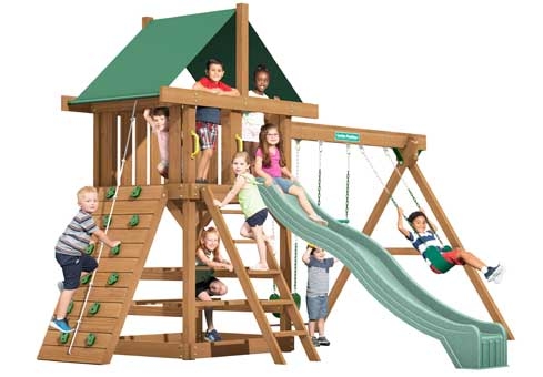 Clayton Swing Set Playset Creative Playthings Clayton Swing Set Playset Creative Playthings