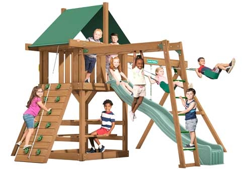 Clayton Swing Set Playset Creative Playthings Clayton Swing Set Playset Creative Playthings