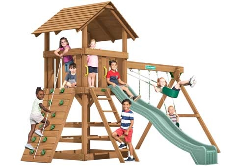 Clayton Swing Set Playset Creative Playthings Clayton Swing Set Playset Creative Playthings