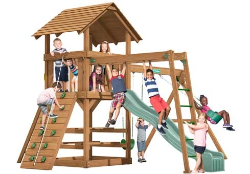 Clayton Swing Set Playset Creative Playthings Clayton Swing Set Playset Creative Playthings