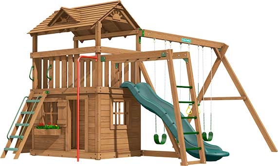 Lexington Premium Pine Swing Set Playset Lexington Premium Pine Swing Set Playset