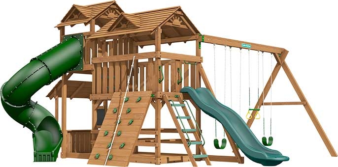 Lexington Premium Pine Swing Set Playset Lexington Premium Pine Swing Set Playset