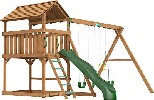 Lexington Premium Pine Swing Set Playset Lexington Premium Pine Swing Set Playset