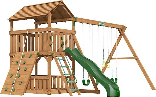 Lexington Premium Pine Swing Set Playset Lexington Premium Pine Swing Set Playset