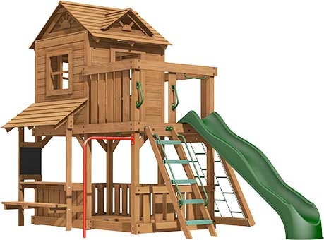 Ridgefield Premium Pine Swing Set Playset Ridgefield Premium Pine Swing Set Playset