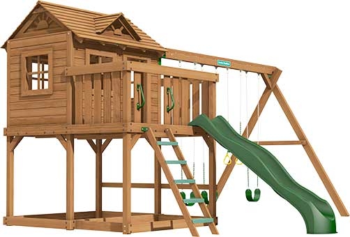 Yorktown Premium Pine Swing Set Playset Yorktown Premium Pine Swing Set Playset