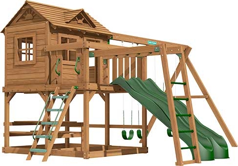 Yorktown Premium Pine Swing Set Playset Yorktown Premium Pine Swing Set Playset