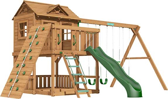 Yorktown Premium Pine Swing Set Playset Yorktown Premium Pine Swing Set Playset
