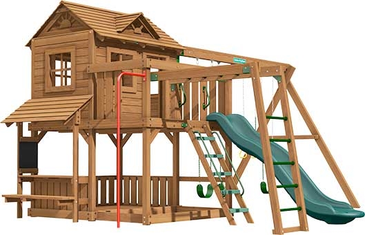 Yorktown Premium Pine Swing Set Playset Yorktown Premium Pine Swing Set Playset