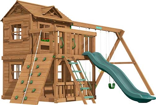 Yorktown Premium Pine Swing Set Playset Yorktown Premium Pine Swing Set Playset