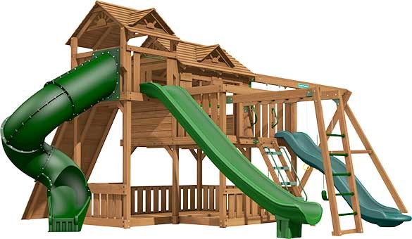 Yorktown Premium Pine Swing Set Playset Yorktown Premium Pine Swing Set Playset